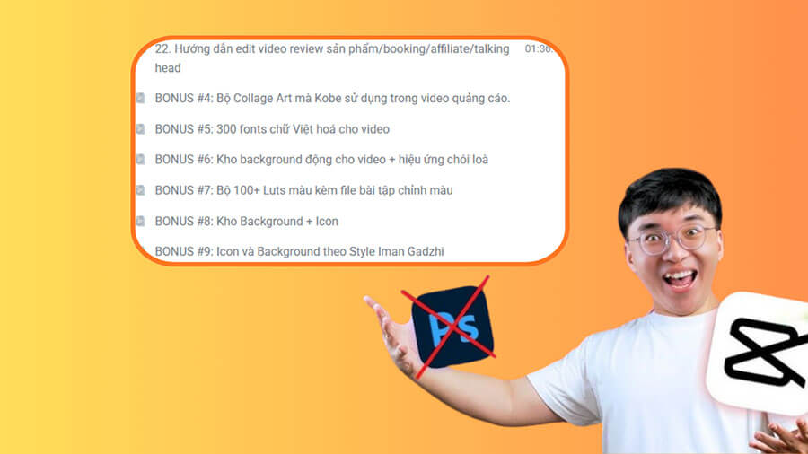 Khóa học Capcut online này Thinh đăng ký có thể học trọn đời và update liên tục